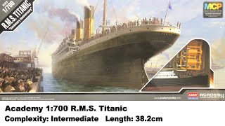 Academy 1700 RMS Titanic Kit Review [upl. by Adlee238]