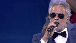 Andrea Bocelli UEFA Champions League final opening ceremony 2016 [upl. by Dimo]