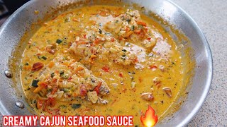 How To Make Creamy Cajun Sauce For Seafood  Meshascorner [upl. by Atlee]