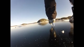 Skating on ice that is smooth as glass [upl. by Sakhuja]