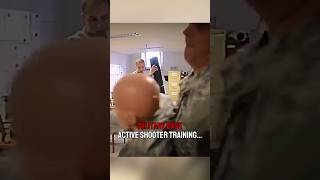 Military base active shooter scenario training‼️🤯 military army combat war [upl. by Louls]