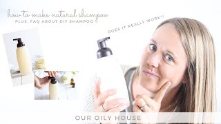 Homemade Shampoo Recipe  How to Switch to Natural Shampoo [upl. by Adnilak]