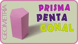 Como hacer un prisma pentagonal  Pentagonal prism [upl. by Giuditta]