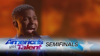 Johnny Manuel Singer Stuns Audiences With An Original Song  Americas Got Talent 2017 [upl. by Agripina476]