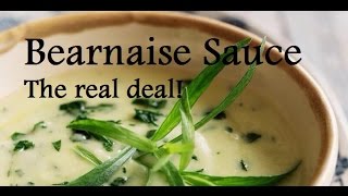 Authentic Bearnaise Sauce  Bearnaise tutorial  Step by Step French Recipe [upl. by Llewej]