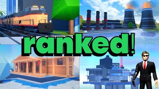 Every Jailbreak Robbery Ranked  Roblox [upl. by Hawthorn]