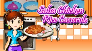 Saras Cooking Class Salsa Chicken Rice Casserole [upl. by Aibun]