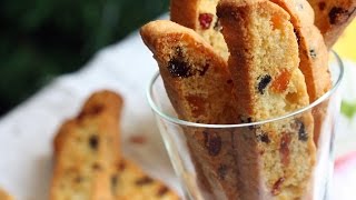 Dried Fruit Biscotti Recipe [upl. by Olracnaig449]