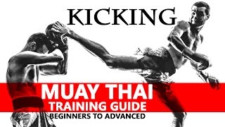 Muay Thai Training Guide Beginners to Advanced Kicking [upl. by Downey]