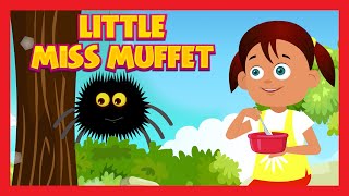 LITTLE MISS MUFFET  English Poem For Kids  Nursery Rhymes [upl. by Seiber496]