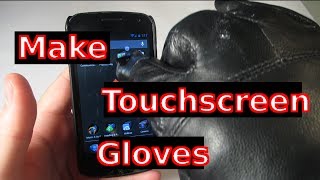 Make Touchscreen Gloves No sewing [upl. by Nivra]