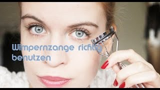 Wimpernzange richtig benutzen [upl. by Davita]