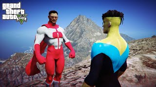 GTA 5  Omni Man VS Invincible [upl. by Canter]