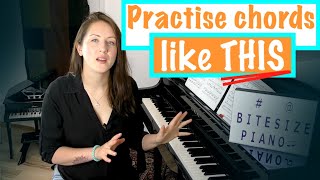 THE BEST WAY TO PRACTISE PIANO CHORDS  Chord Practise Exercises [upl. by Leona]