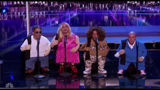 The Quiddlers Surprise by Playing TINY LITTLE AGT Judges  Americas Got Talent [upl. by Essilec]