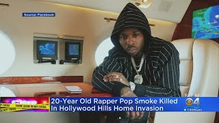 Rapper Pop Smoke Killed In Hollywood Hills Home Invasion [upl. by Judsen73]