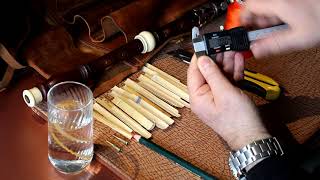 How to make a Baroque oboe reed Tutorial [upl. by Nedmac121]