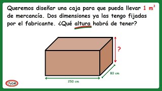 Altura de un prisma rectangular [upl. by Irisa114]