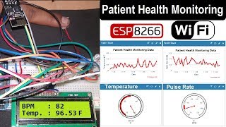 IoT Based Patient Health Monitoring System using ESP8266 amp Arduino [upl. by Albemarle]