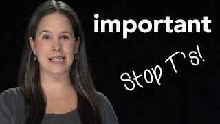 How to Pronounce IMPORTANT  American English [upl. by Newcomb265]