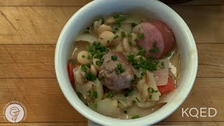 Sausage Cassoulet  Jacques Pépin Cooking At Home  KQED [upl. by Suolhcin]