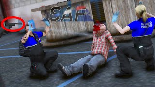 SAF 397  Patient Down Paramedic Down  GTA V RP [upl. by Hsuk773]