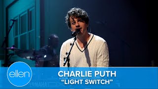 Charlie Puth Performs Light Switch [upl. by Aneehsram94]