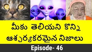 Top 10 Unknown Facts in Telugu  Episode  46  Interesting and Amazing Facts  Telugu Badi [upl. by Rases]