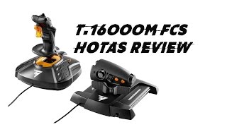 Ralfis Alley Thrustmaster T16000M FCS HOTAS Review [upl. by Aicia]