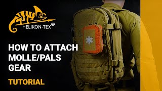 HelikonTex  How to attach MOLLEPALS gear tutorial [upl. by Eniledam]