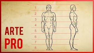 Como dibujar el Cuerpo Humano  Proporciones [upl. by Farkas]