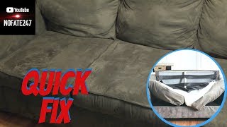 Fix Couch Cushions Quickly [upl. by Knarf]