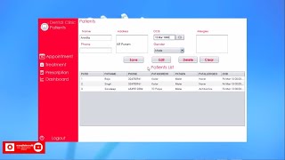 Dental Clinic Management Using Java [upl. by Joeann]