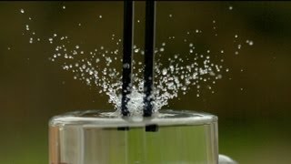 Tuning Fork at 1600fps  The Slow Mo Guys [upl. by Ynneg]