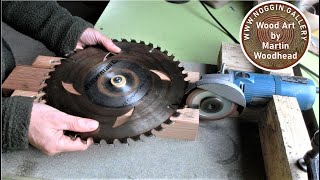 HOW TO SHARPEN CIRCULAR SAW BLADES SIMPLE JIG [upl. by Elleunamme703]