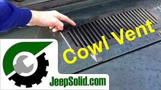 Cowl vent Jeep dash leak [upl. by Rocray]