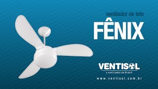 Ventilador de Teto Fênix [upl. by Sidonia]