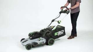 How to start and stop the EGO Power 21quot Mowers [upl. by Rasmussen]