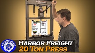 Harbor Freight 20 Ton Press Review [upl. by Aineg46]