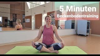 5 Minuten Beckenbodentraining [upl. by Haroppiz535]