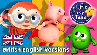 Nursery Rhymes  British English Versions  41 Minutes Compilation from LittleBabyBum [upl. by Tobiah982]