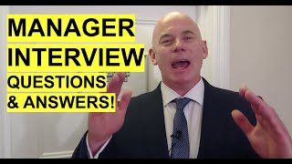 MANAGER Interview Questions and Answers How to PASS a Management Job Interview [upl. by Amihc342]