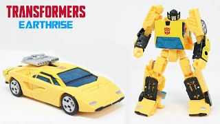 Transformers Earthrise Deluxe Class Sunstreaker Review [upl. by Rissa]