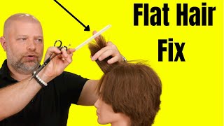 How to Fix Flat Hair  TheSalonGuy [upl. by Leahicm75]