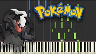 Oracion  Pokémon The Rise of Darkrai Piano Tutorial Synthesia [upl. by Savart293]