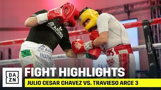 HIGHLIGHTS  Julio Cesar Chavez vs Travieso Arce 3 [upl. by Affer]