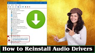 GUIDE How to Reinstall Audio Drivers Very Easily 100 Working [upl. by Laurentium]