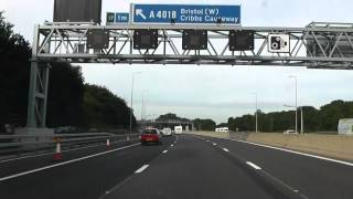 Driving On The M5 Motorway From J7 Worcester To Taunton Deane Services Taunton J25 26 England [upl. by Pas306]