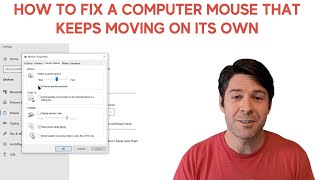 How To Fix a Computer Mouse That Keeps Moving On Its Own Sensor Cleaning amp Driver Reinstall [upl. by Wasson]