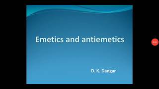 Pharmacology of Emetics and Antiemetics [upl. by Potter]